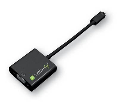 Micro HDMI (TYP D) zu VGA Konverter Techly IDATA-HDMI-VGA5
