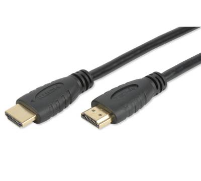 Techly HDMI Kabel 2.0 High Speed mit Ethernet schwarz 0,5m