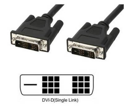 DVI-D Single-Link Kabel Stecker/Stecker schwarz 1,8m Techly ICOC-DVI-8000