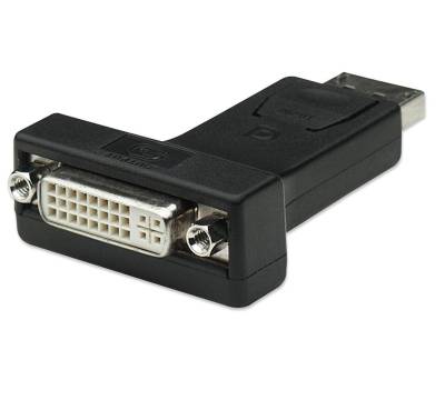 Techly Adapter DisplayPort Stecker auf DVI-I 24+5 Buchse
