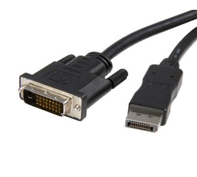 DisplayPort 1.1 auf DVI Anschlusskabel schwarz 3m Techly ICOC-DSP-C-030