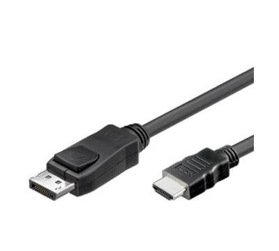 DisplayPort 1.2 auf HDMI Anschlusskabel schwarz 2m Techly ICOC-DSP-H12-020