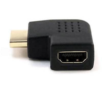 Techly HDMI Adapter R 90° Stecker/Buchse