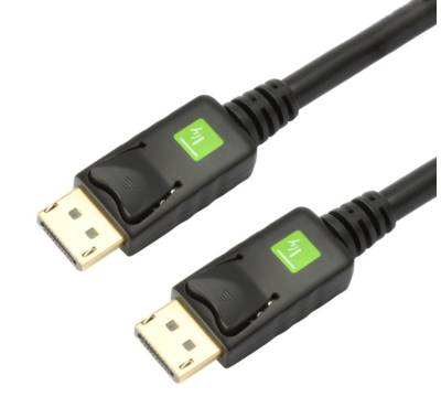 Techly DisplayPort 1.2 Audio/Video Anschlusskabel schwarz 3m