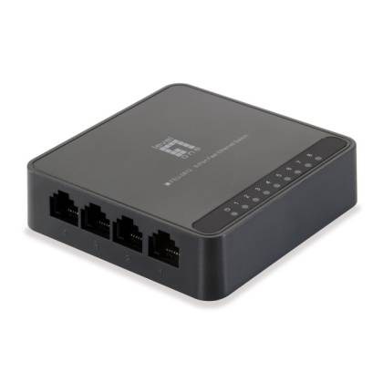 LevelOne 8-Port Fast Ethernet Switch, ultrakompakt FEU-0812