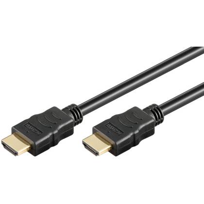 Techly HDMI Kabel High Speed mit Ethernet schwarz 0,5m