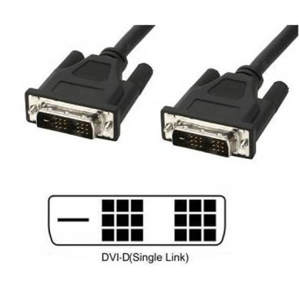 DVI-D Single-Link Kabel Stecker/Stecker schwarz 5m Techly ICOC-DVI-8050