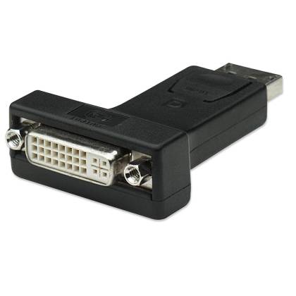 Adapter DisplayPort Stecker auf DVI-I 24+5 Buchse Techly IADAP-DSP-229