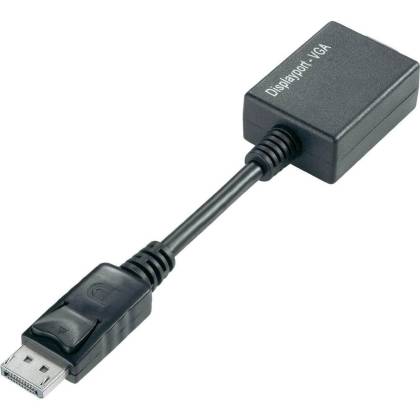 Adapter DisplayPort Stecker auf VGA Buchse Techly IADAP-DSP-250