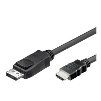DisplayPort 1.2 auf HDMI Anschlusskabel schwarz 1m Techly ICOC-DSP-H12-010