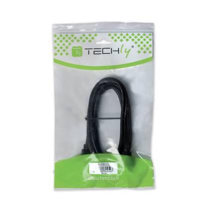 Techly HDMI Kabel HighSpeed mit Ethernet/ Mini HDMI schwarz 1,8m