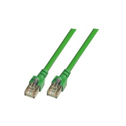 Patchkabel Cat.5e SF/UTP PVC RJ45 DSL Ethernet TV Netzwerk LAN 2,5GB grün 1m
