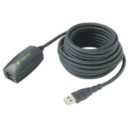 USB 3.0 Aktives Verlängerungskabel, 5 m Techly ICUR3050