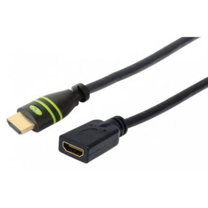 Techly HDMI High Speed mit Ethernet Verlängerungskabel 4K 30Hz 1,8m