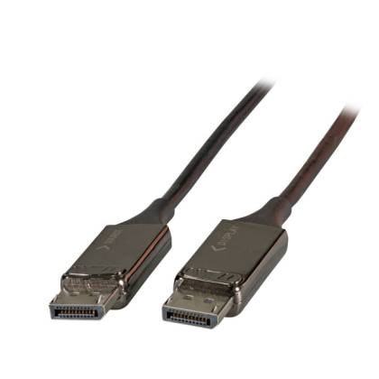 DisplayPort AOC Anschlusskabel 8K, St.-St., 20m, schwarz Techly ICOC-DSP-HY-020