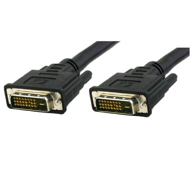 Techly DVI-D Dual-Link Kabel Stecker/Stecker schwarz 0,5m