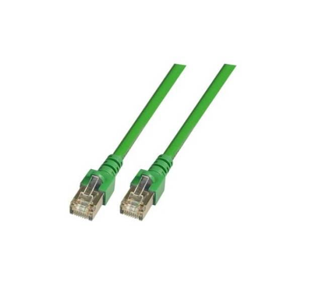 Patchkabel Cat.5e SF/UTP PVC RJ45 DSL Ethernet TV Netzwerk LAN 2,5GB grün 0,5m