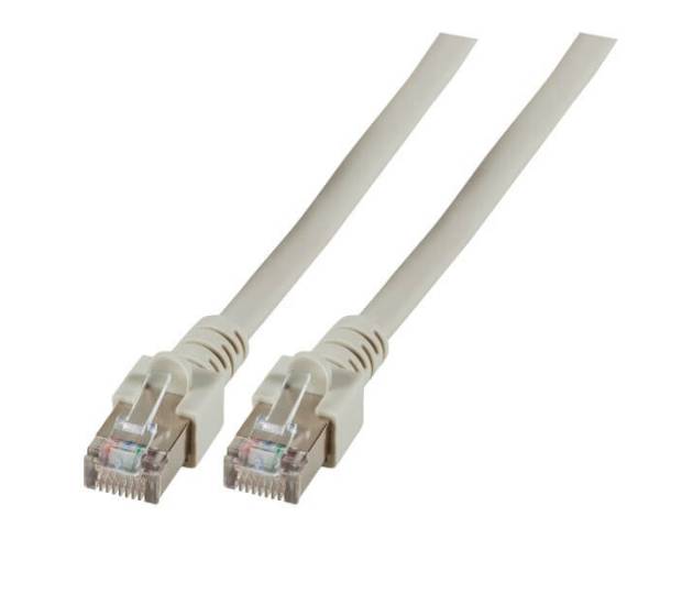 Patchkabel Cat.5e SF/UTP PVC RJ45 DSL Ethernet TV Netzwerk LAN 2,5GB grau 30m
