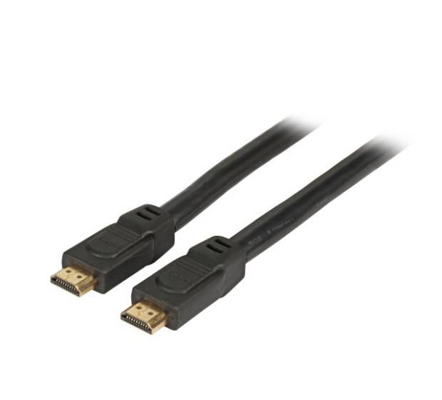 HighSpeed HDMI 2.0 Anschlusskabel Ultra HD mit Ethernet 4K 60Hz HDMI A Stecker auf HDMI A Stecker schwarz 2m