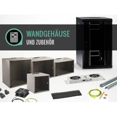 Datenschränke, Wandgehäuse und Zubehör