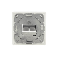 Tragring Trägerrahmen 2x Keystone Module RJ45 Netzwerkd