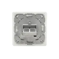 frame set 2-port for slimline keystone module design capable