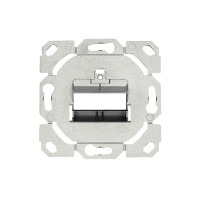 Tragring Trägerrahmen 2x Keystone Module RJ45 Netzwerkd