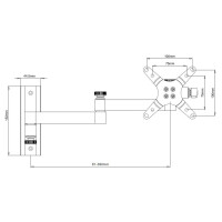 Techly Wandhalterung für LCD TV LED 13"-30" n