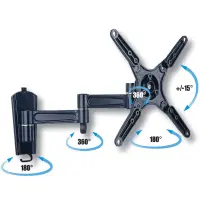 wall bracket for lcd tv led 13 inch - 37 inch tilting 3 join