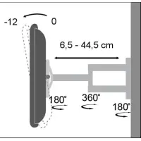wall bracket for lcd tv led 19 inch - 37 inch tilting swivel