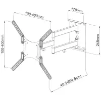 Techly Wandhalterung für LCD TV LED 23" - 55"