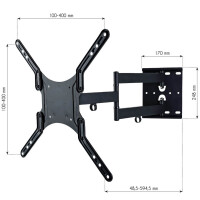 Techly Wandhalterung für LCD TV LED 23" - 55"