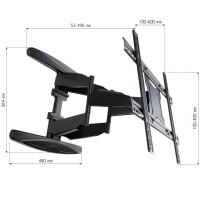Techly Wandhalterung für LCD TV LED 40" - 80"