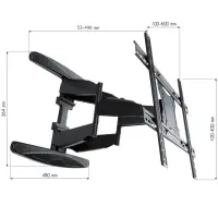 Techly Wandhalterung für LCD TV LED 40" - 80"