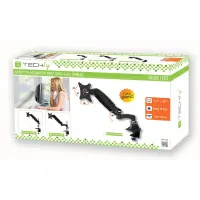 Techly Schreibtischhalterung mit Gasfeder f. 1 LCD TV LED 15