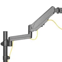 Techly Schreibtischhalterung mit Gasdruckfeder für LCD 