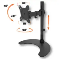 Techly Schreibtischhalterung f. 1 LCD TV LED 13"-27&quo