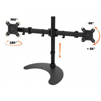 Techly Schreibtischhalterung f. 2 LCD TV LED 13"-27&quo