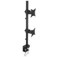 Techly Schreibtischhalterung f. 2 LCD TV gallery