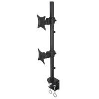 Techly Schreibtischhalterung f. 2 LCD TV LED 13"-27&quo