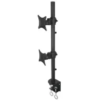 Techly Schreibtischhalterung f. 2 LCD TV LED 13"-27&quo