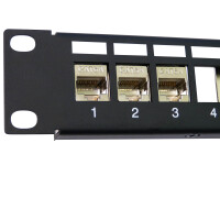 ProfiPatch Keystone Jack Modul Cat.6a 500Mhz 10Gbit RJ45 ges