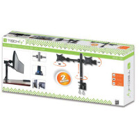 Techly Schreibtischhalterung f. 2 LCD TV LED 13"-27&quo