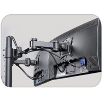 Techly Schreibtischhalterung f. 2 LCD TV LED 13"-27&quo
