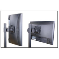 Techly Schreibtischhalterung f. 2 LCD TV LED 13"-27&quo