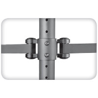 Techly Schreibtischhalterung f. 2 LCD TV LED 13"-27&quo