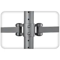 desk stand for 3 monitors 13 - 24 inch with terminal 5