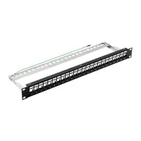 ProfiPatch Patchpanel Verteilerfeld 19 Zoll 24-Port für