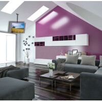 telescopic universal ceiling support for 1 led lcd tv 32-55 