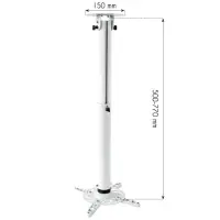 extensible projector ceiling, white 3